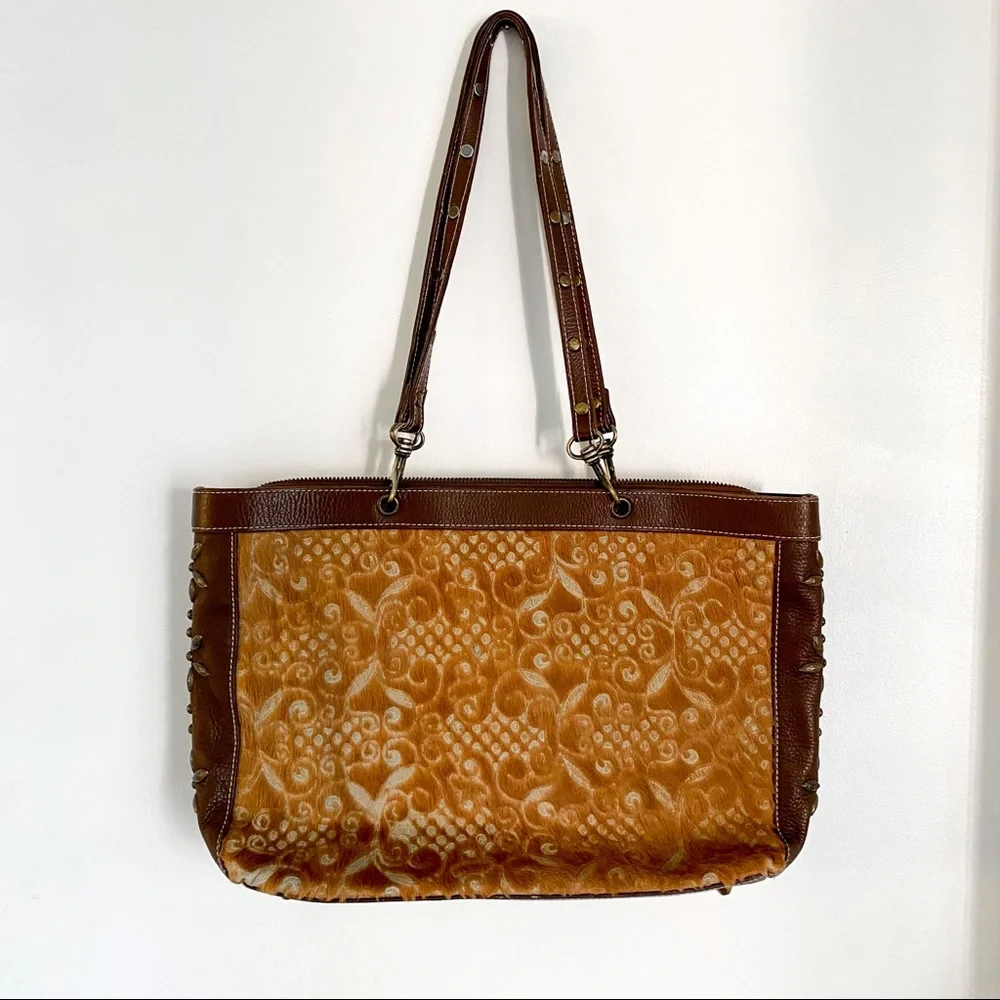 Authentic Isabella Fiore Pony Hair Shoulder Bag